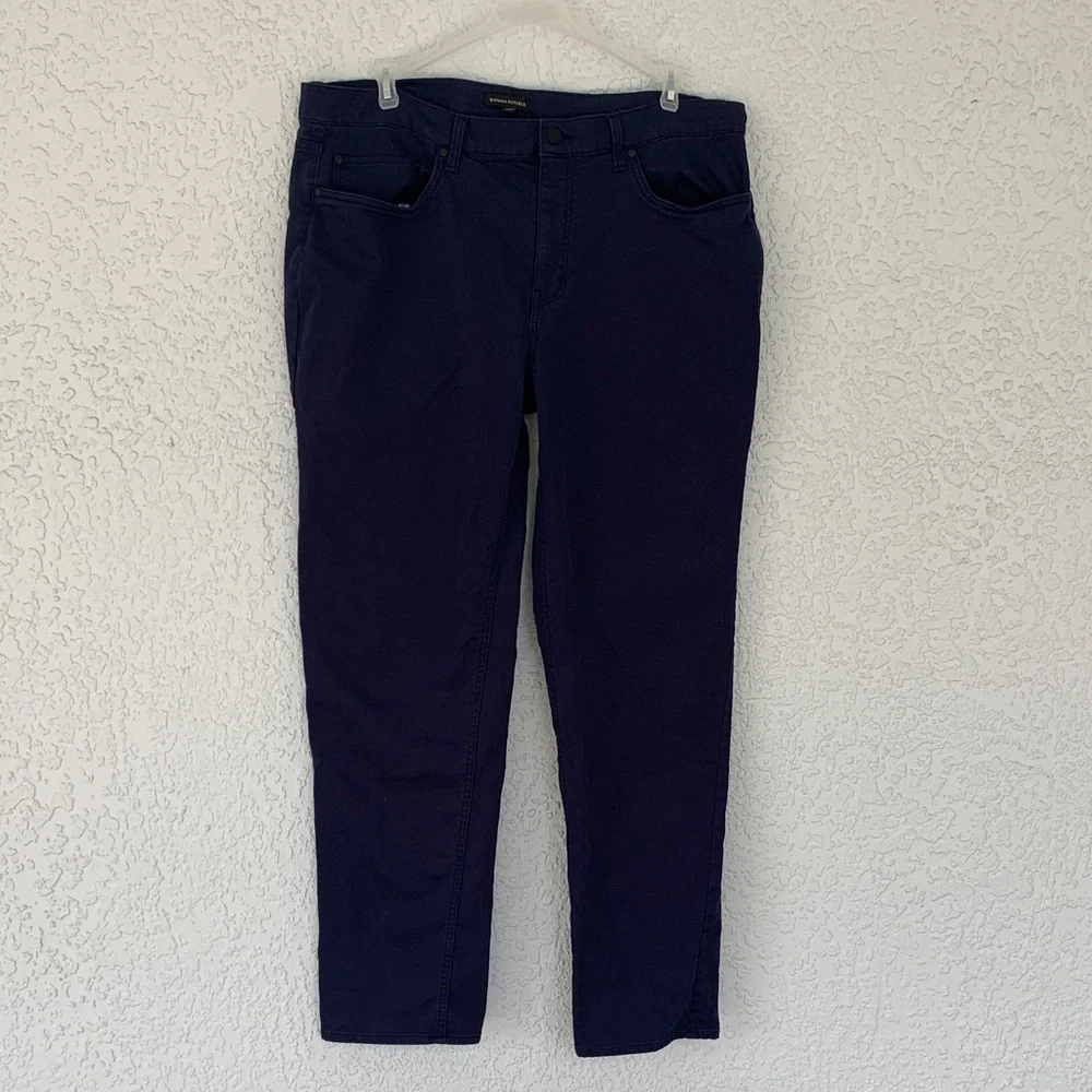 Banana Republic Deep Blue Trousers size 38x34